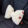 Ruffle Cartoon Kitty Bow Lumbar Pillow